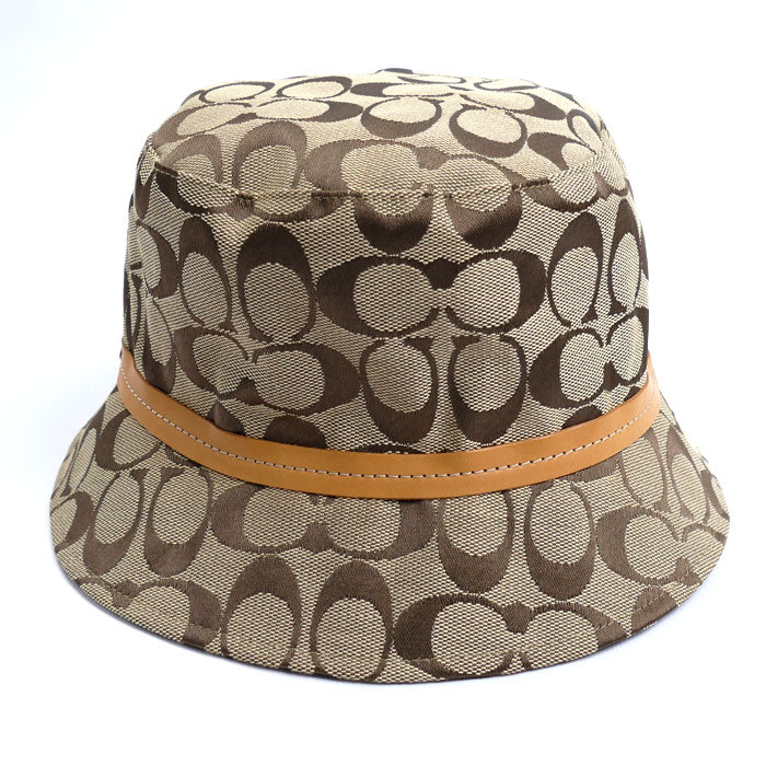 COACH コーチ バケットハット シグネチャー ハット ベージュ P/S レディース【中古】