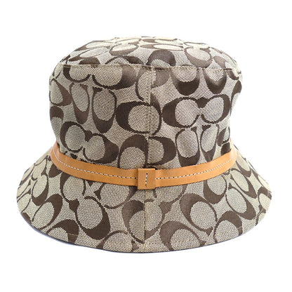 COACH コーチ バケットハット シグネチャー ハット ベージュ P/S レディース【中古】