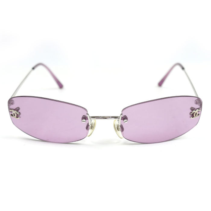 CHANEL シャネル サングラス パープル 4002 C.124/76 54□19 130 レディース【中古】