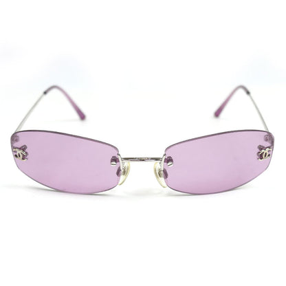 CHANEL シャネル サングラス パープル 4002 C.124/76 54□19 130 レディース【中古】
