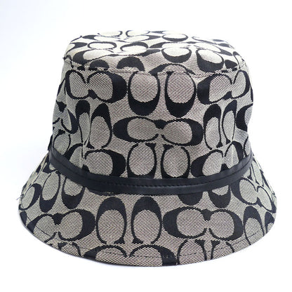 COACH コーチ バケットハット シグネチャー ハット ブラック P/S レディース【中古】