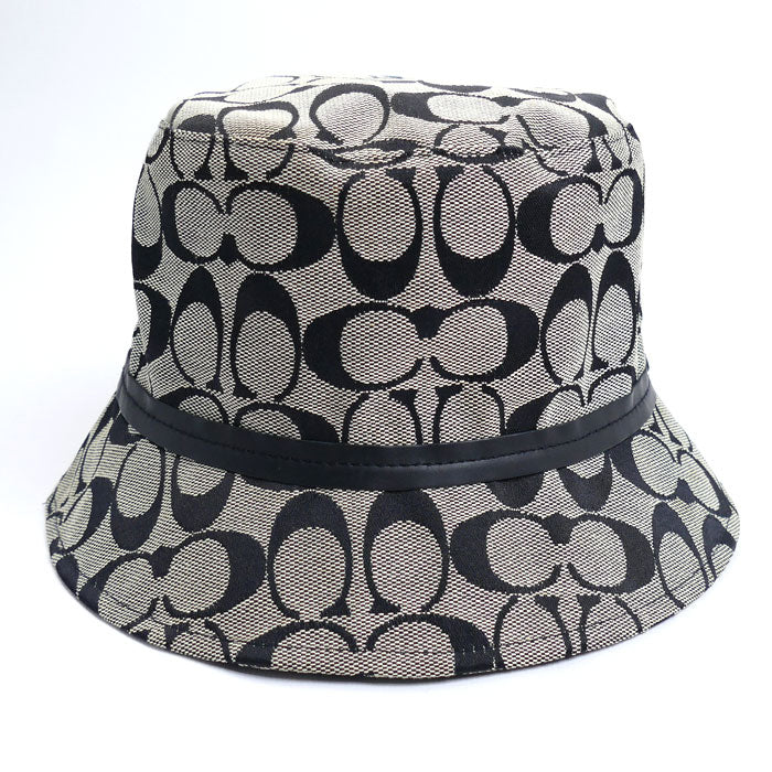 COACH コーチ バケットハット シグネチャー ハット ブラック P/S レディース【中古】