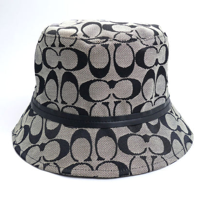 COACH コーチ バケットハット シグネチャー ハット ブラック P/S レディース【中古】