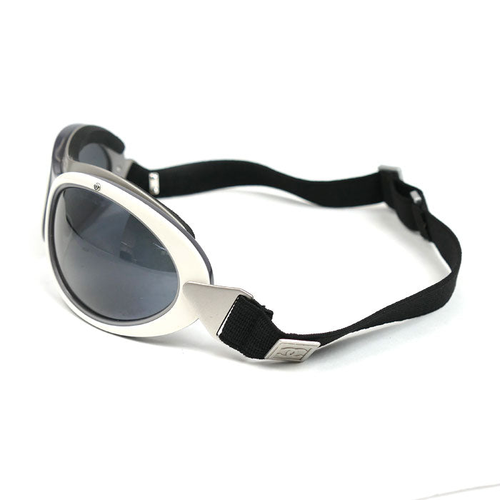 CHANEL シャネル ゴーグル スポーツライン サングラス ブラック シルバー ホワイト A17669 C1368 レディース【中古】