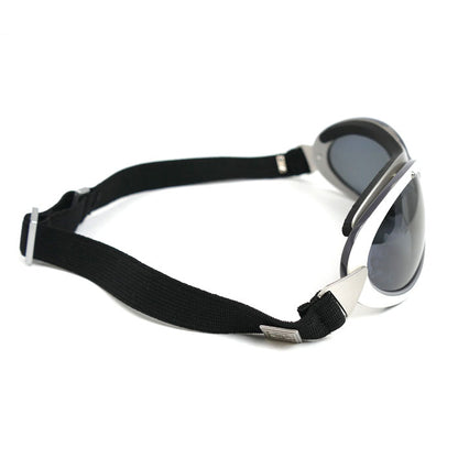 CHANEL シャネル ゴーグル スポーツライン サングラス ブラック シルバー ホワイト A17669 C1368 レディース【中古】