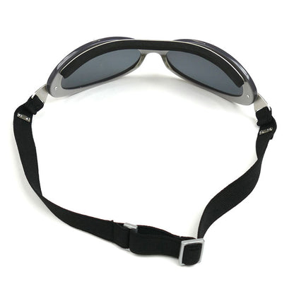 CHANEL シャネル ゴーグル スポーツライン サングラス ブラック シルバー ホワイト A17669 C1368 レディース【中古】