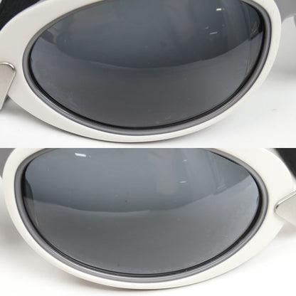 CHANEL シャネル ゴーグル スポーツライン サングラス ブラック シルバー ホワイト A17669 C1368 レディース【中古】