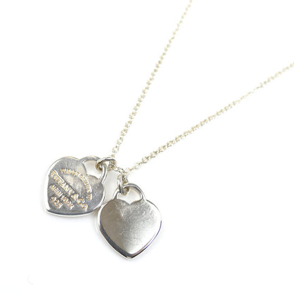 TIFFANY&Co. ティファニー シルバー925 リターントゥ ダブルハート ネックレス 60013756 3.0g 41cm レディース【中古】