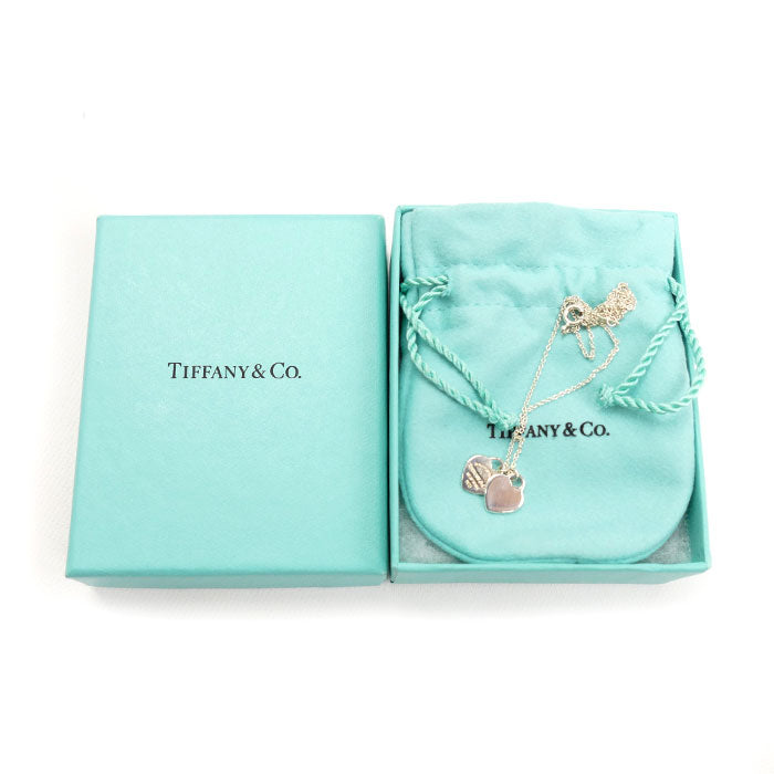 TIFFANY&Co. ティファニー シルバー925 リターントゥ ダブルハート ネックレス 60013756 3.0g 41cm レディース【中古】