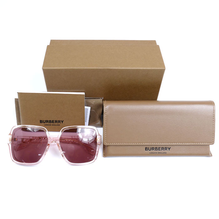 BURBERRY バーバリー サングラス ピンク B 4379-D 4030/69 ユニセックス 58□16 140 2N【中古】