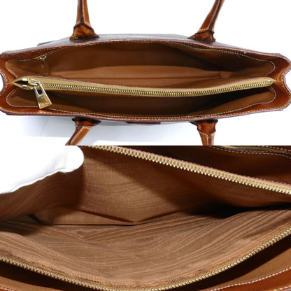 CELINE セリーヌ マカダム トートバッグ ブラウン レディース【中古】