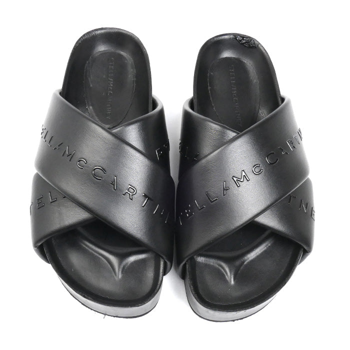 ステラマッカートニー サンダル　37 レースアップ　ロゴ Stella McCartney ステラ・マッカートニー エリス サンダル - FARFETCH