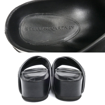 Stella McCartney ステラマッカートニー ロゴ サンダル ブラック 810107 36 レディース【中古】