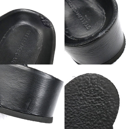 Stella McCartney ステラマッカートニー ロゴ サンダル ブラック 810107 36 レディース【中古】