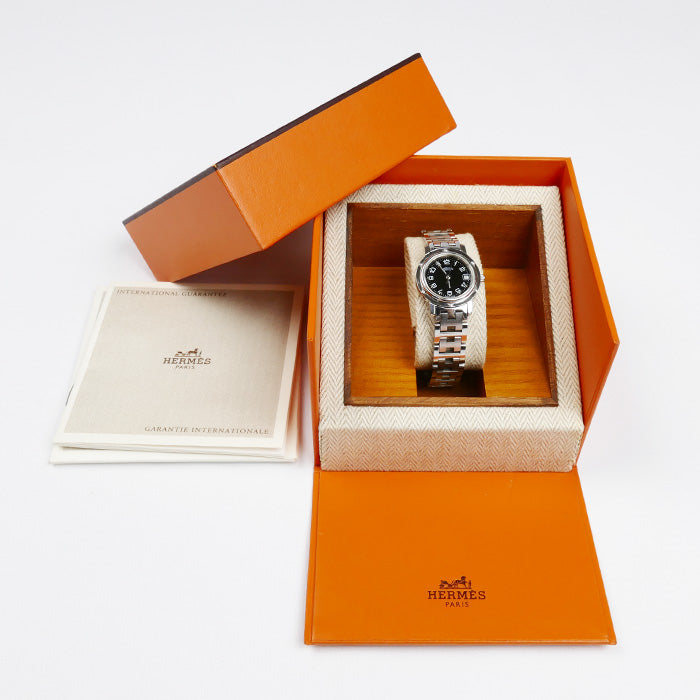 HERMES エルメス クリッパー 腕時計 電池式 CL4.210 レディース【中古】
