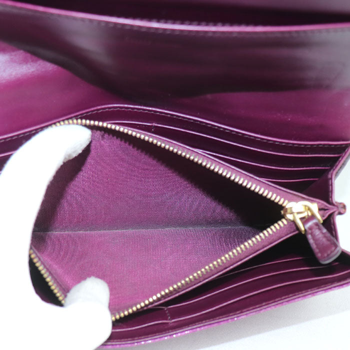 MIUMIU ミュウミュウ 長財布 パープル 5M1109 レディース【中古】