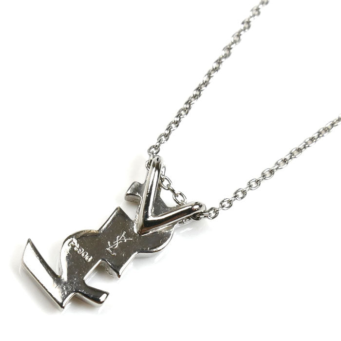 Yves Saint Laurent Pt900プラチナ Pt850プラチナ ネックレス 4.9g 40cm レディース【中古】