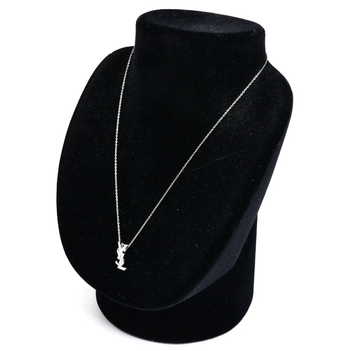 Yves Saint Laurent Pt900プラチナ Pt850プラチナ ネックレス 4.9g 40cm レディース【中古】