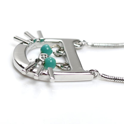 Christian Dior クリスチャンディオール メタル キャット モチーフ ネックレス 8.1g 38～42cm 猫 レディース【中古】