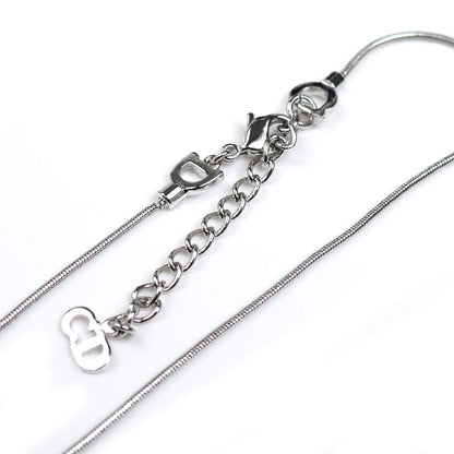 Christian Dior クリスチャンディオール メタル キャット モチーフ ネックレス 8.1g 38～42cm 猫 レディース【中古】