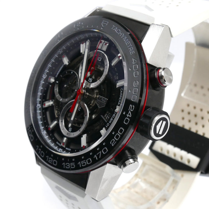 TAG HEUER タグホイヤー カレラ キャリバーホイヤー01 クロノグラフ 腕時計 自動巻き CAR2A1Z.FT6051 メンズ【中古】