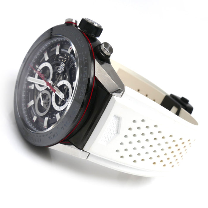 TAG HEUER タグホイヤー カレラ キャリバーホイヤー01 クロノグラフ 腕時計 自動巻き CAR2A1Z.FT6051 メンズ【中古】