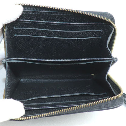 LOUIS VUITTON ルイ・ヴィトン ジッピー･コイン パース コインケース モノグラム･アンプラント ブラック M60574 TS1196 ユニセックス【中古】