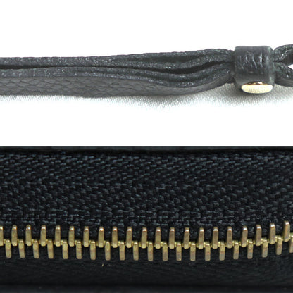 LOUIS VUITTON ルイ・ヴィトン ジッピー･コイン パース コインケース モノグラム･アンプラント ブラック M60574 TS1196 ユニセックス【中古】