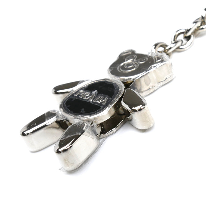 PRADA プラダ 携帯ストラップ くま キーホルダー 1AR927 レディース【中古】