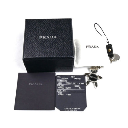 PRADA プラダ 携帯ストラップ くま キーホルダー 1AR927 レディース【中古】