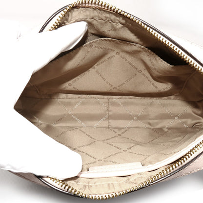 Michael Kors マイケルコース JET SET ITEM EW クロスボディ ラージ ショルダーバッグ ブラウン ピンク 35F8GTTC3B アウトレット レディース【中古】