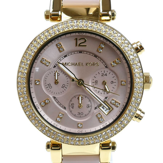 Michael Kors マイケルコース パーカーコレクション 腕時計 電池式 MK-6326 レディース【中古】