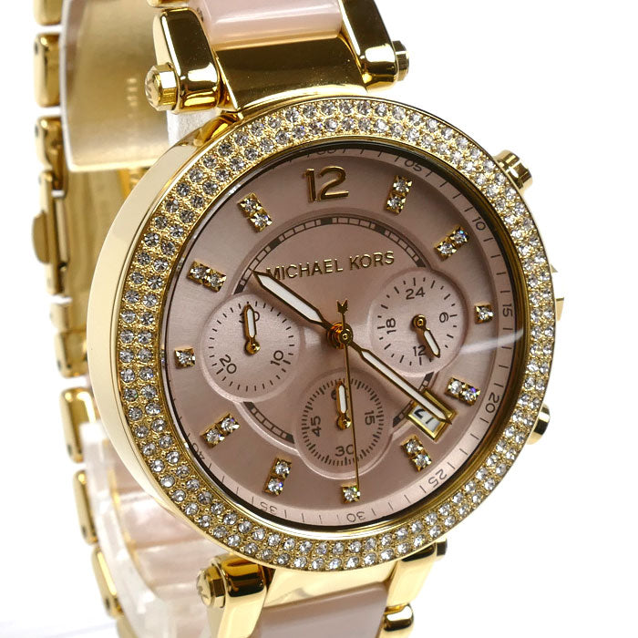 Michael Kors マイケルコース パーカーコレクション 腕時計 電池式 MK-6326 レディース【中古】
