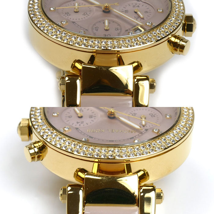 Michael Kors マイケルコース パーカーコレクション 腕時計 電池式 MK-6326 レディース【中古】