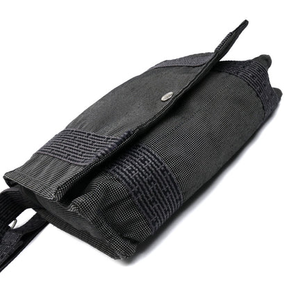 HERMES エルメス バサスPM ショルダーバッグ グレー エールライン ユニセックス【中古】