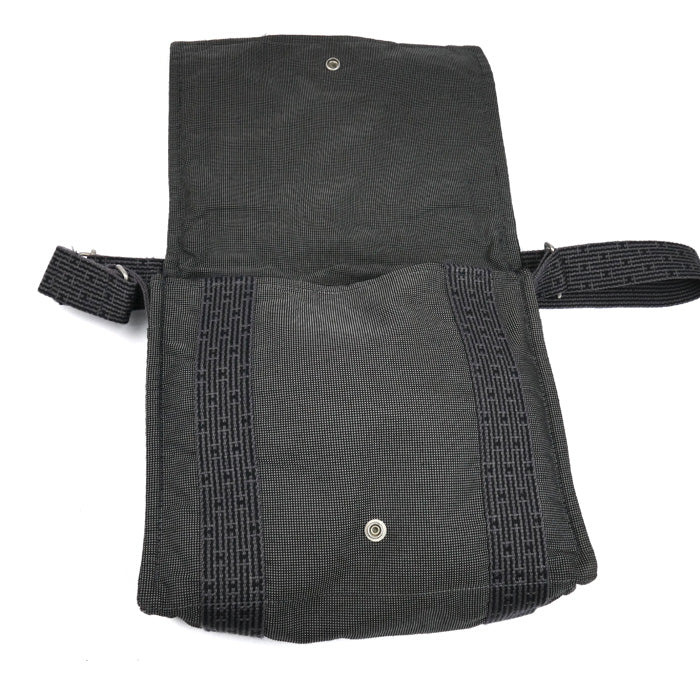 HERMES エルメス バサスPM ショルダーバッグ グレー エールライン ユニセックス【中古】