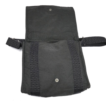 HERMES エルメス バサスPM ショルダーバッグ グレー エールライン ユニセックス【中古】