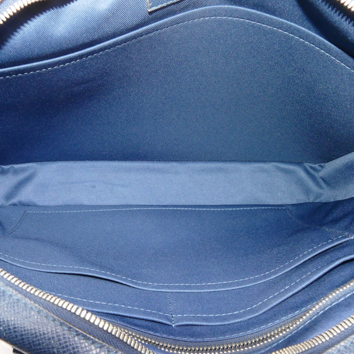 LOUIS VUITTON ルイ・ヴィトン PDV ブリーフケース タイガ ブルー系 M32705 RI3156 メンズ【中古】