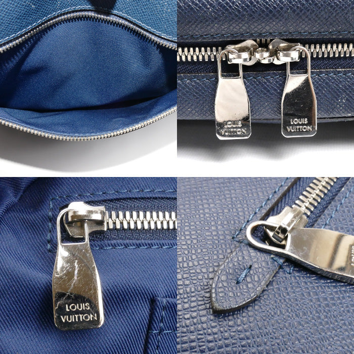 LOUIS VUITTON ルイ・ヴィトン PDV ブリーフケース タイガ ブルー系 M32705 RI3156 メンズ【中古】