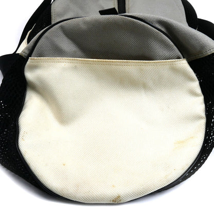 CHANEL シャネル スポーツライン ボストンバッグ ブラック ホワイト グレー ユニセックス【中古】