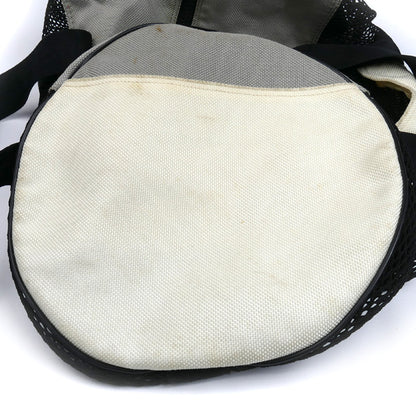 CHANEL シャネル スポーツライン ボストンバッグ ブラック ホワイト グレー ユニセックス【中古】