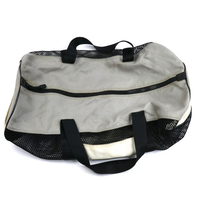 CHANEL シャネル スポーツライン ボストンバッグ ブラック ホワイト グレー ユニセックス【中古】