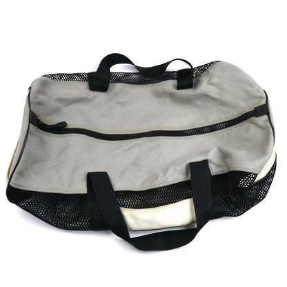 CHANEL シャネル スポーツライン ボストンバッグ ブラック ホワイト グレー ユニセックス【中古】