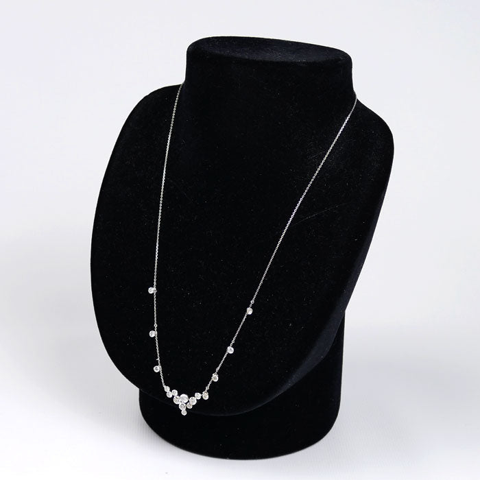 TASAKI タサキ K18WG ホワイトゴールド ネックレス ダイヤモンド2.20ct 4.8g ～47cm レディース【中古】