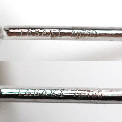 TASAKI タサキ K18WG ホワイトゴールド ピアス ダイヤモンド1.00ct/1.00ct 4.8g レディース【中古】【美品】