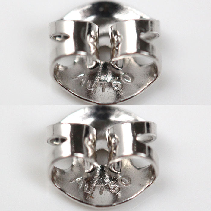 TASAKI タサキ K18WG ホワイトゴールド ピアス ダイヤモンド1.00ct/1.00ct 4.8g レディース【中古】【美品】