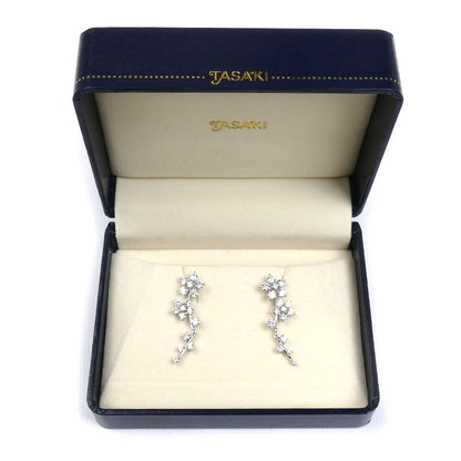 TASAKI タサキ K18WG ホワイトゴールド ピアス ダイヤモンド1.00ct/1.00ct 4.8g レディース【中古】【美品】