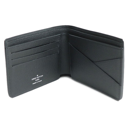 LOUIS VUITTON ルイ・ヴィトン ポルトフォイユ･ミュルティプル 二つ折り財布 エピ ブラック M60662 IC メンズ【中古】