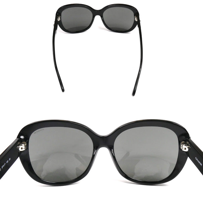 COACH コーチ サングラス ブラック HC8207F 57□17 140 レディース【中古】