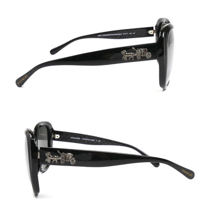 COACH コーチ サングラス ブラック HC8207F 57□17 140 レディース【中古】